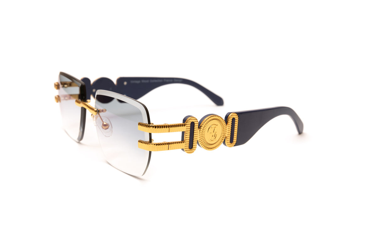 All gold store frame glasses