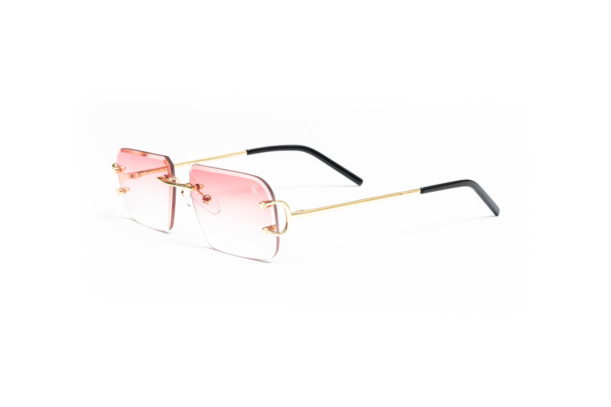 Sagado Pink Rimless Eyewear popular