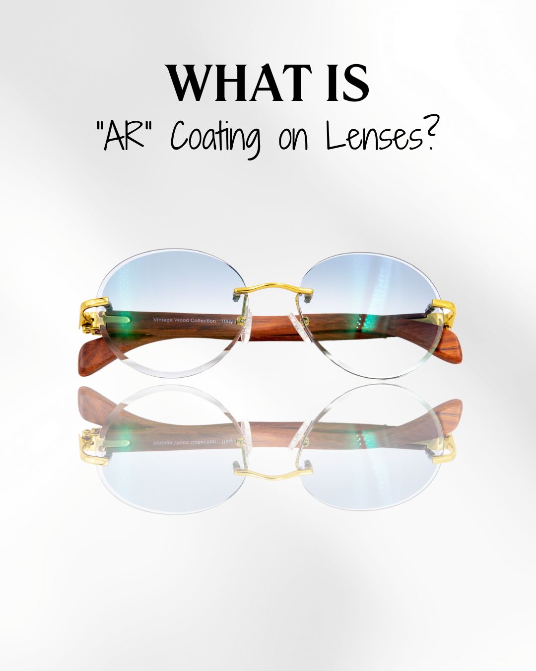 What is "AR" anti glare anti reflective coating on glasses