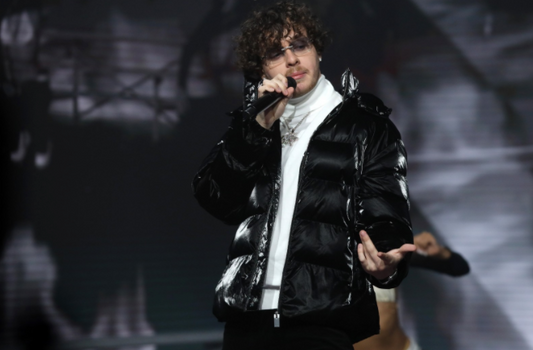Jack Harlow wears VWC Eyewear at the European Music Awards