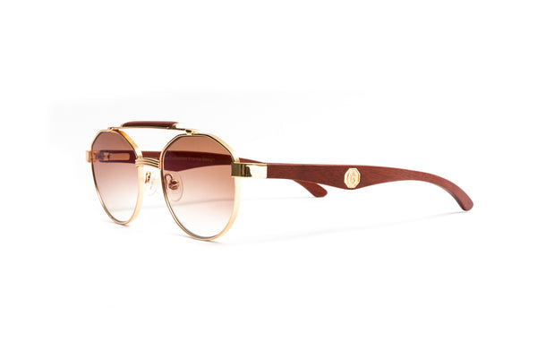 CARTIER EYEWEAR Première Square-Frame Gold-Tone and Wood Sunglasses for Men  | MR PORTER