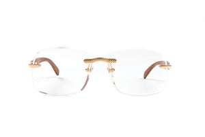 cartier prescription glasses, cartier wood frame glasses, cartier rimless eyeglasses, cartier look alike glasses 