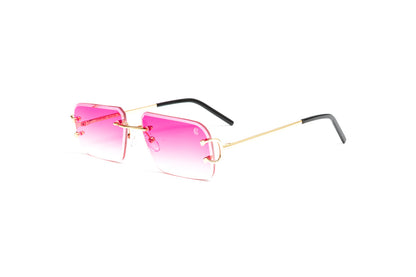 VWC Eyewear Classic C Glasses 18KT Gold-Plated Frame Gradient