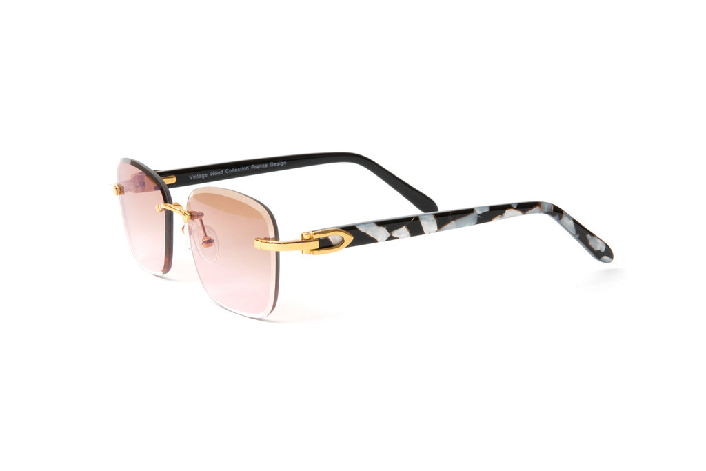 VWC Eyewear Pearl Collection Frames | 18kt Gold-Plated Acetate Sunglasses
