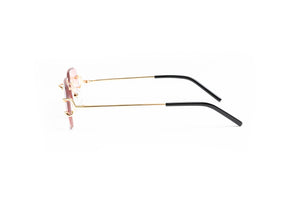 pink cartier frames, cartier rimless eyeglasses, cartier prescription eyeglasses, cartier optical, cartier big c glasses, VWC