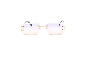 pink cartier glasses, cartier frames women, two tone glasses, cartier panthere glasses, cartier wire glasses, vintage wood collection 18kt gold Classic C sunglasses with double gradient purple to pink lenses