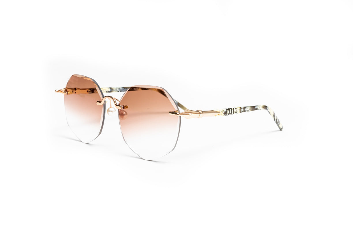 VWC Eyewear Pearl Collection Frames | 18kt Gold-Plated Acetate Sunglasses